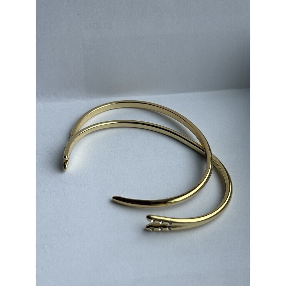 Michelle Campbell Gold Talon Bracelet Set Yellow Gold Plated
